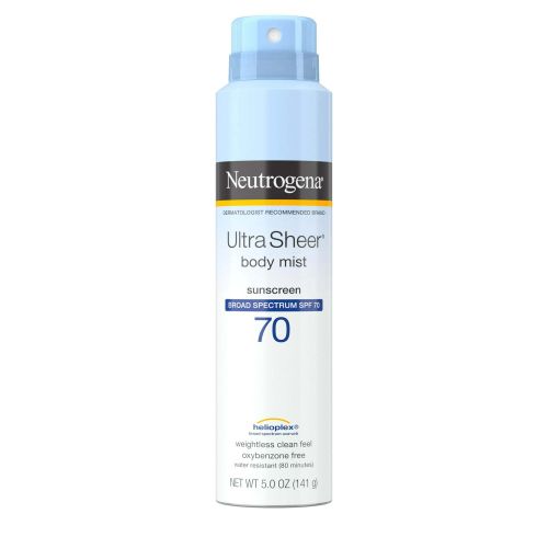 Neutrogena Ultra Sheer Lightweight Sunscreen Spray, SPF 70, 5 oz Neutrogena Ultra Sheer Lightweight Sunscreen Spray, SPF 70, 5 oz
