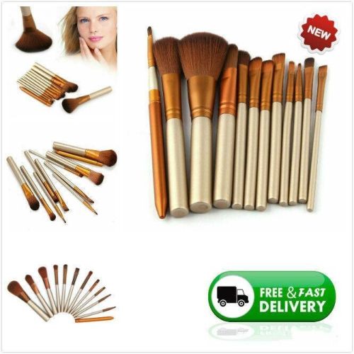 12pcs Makeup Brushes Set Pro Powder Foundation Eyeshadow Eyeliner Lip Brush Tool 12pcs Makeup Brushes Set Pro Powder Foundation Eyeshadow Eyeliner Lip Brush Tool